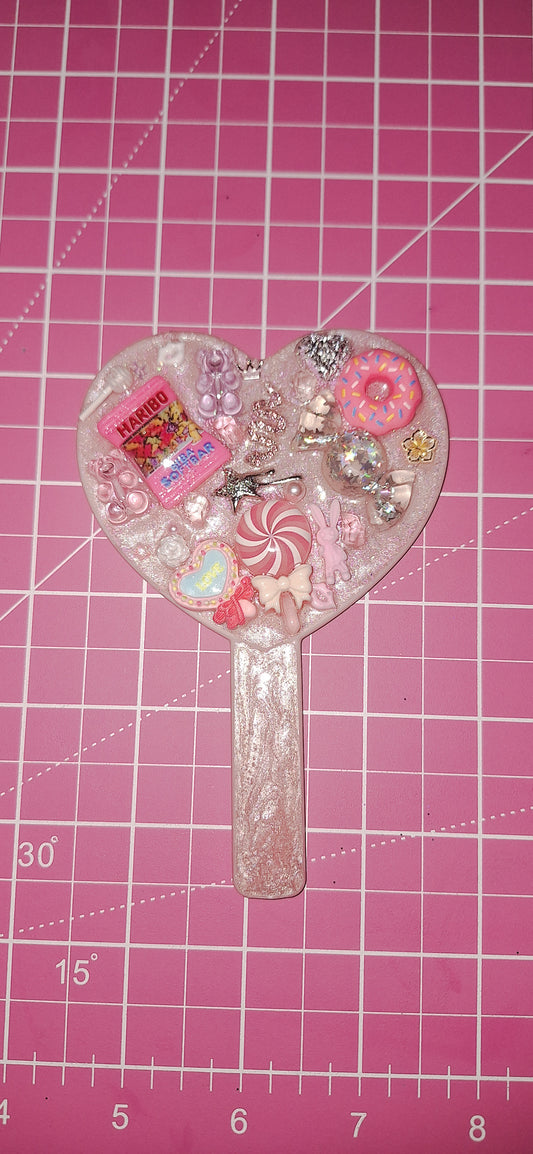Resin junk Charm Mirror - Handcrafted